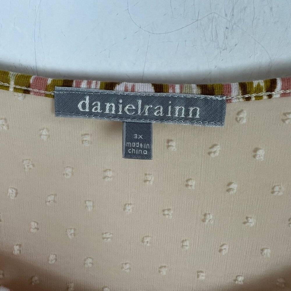 NWOT Daniel Rainn Abstract Print Sleeveless Top Plus Size 3X NEW - Picture 4 of 9
